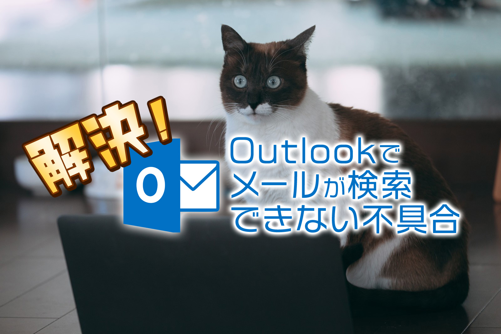 解決！Outlookでメールが検索できない不具合